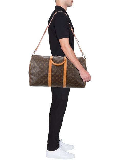 louis vuitton keepall 50 shoulder strap|Keepall Bandoulière 50 Monogram Canvas .